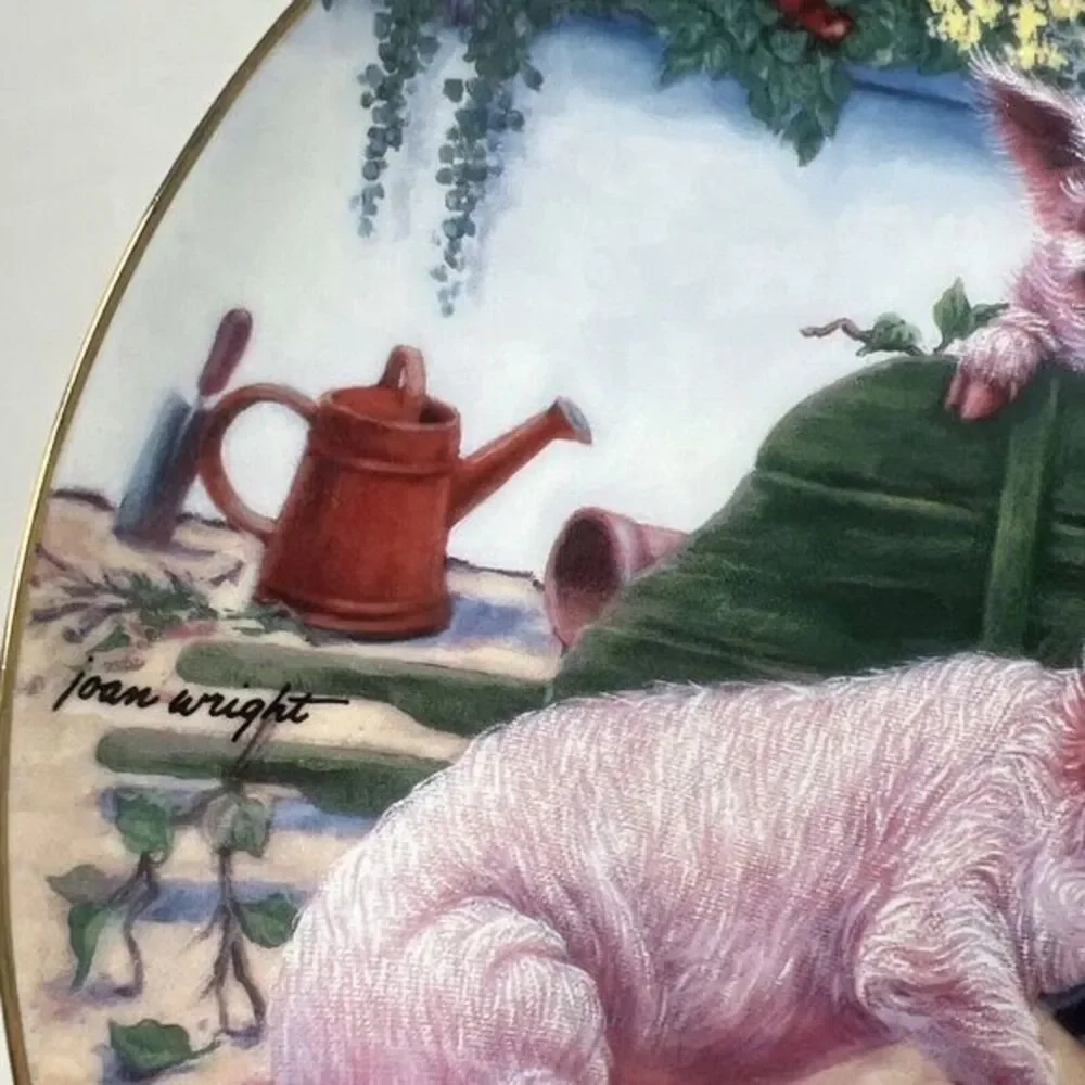 Danbury Mint, Pigs in‎ Bloom, Joan Wright, 